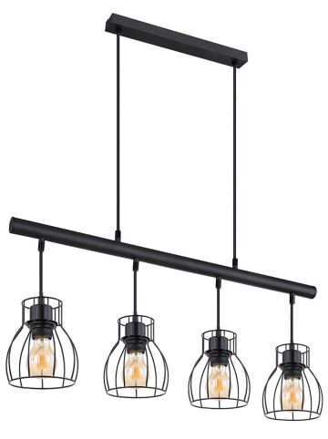 Globo lighting Hanglamp "Mina" zwart - (L)77 x (B)14 x (H)120 cm