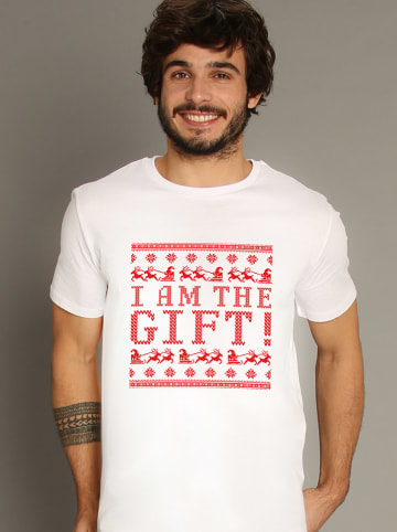 WOOOP Koszulka "I Am The Gift" w kolorze białym