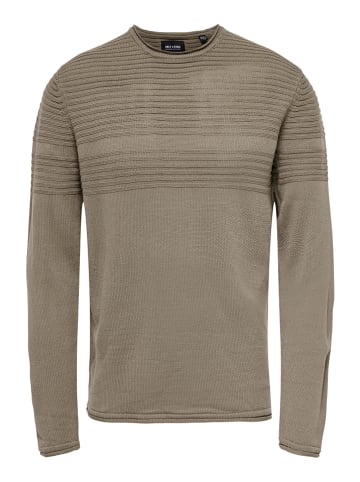 ONLY & SONS Pullover "Blade" in Taupe