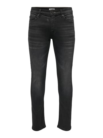 ONLY & SONS Dżinsy "Loom" - Slim fit - w kolorze czarnym