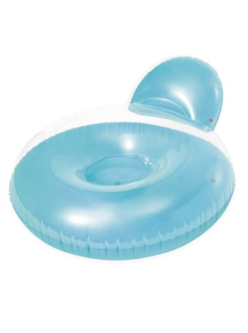 Intex Opblaaslounge oranje/lichtblauw