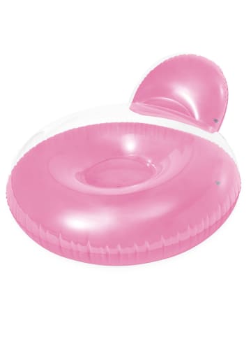 Intex Opblaaslounge oranje/lichtblauw