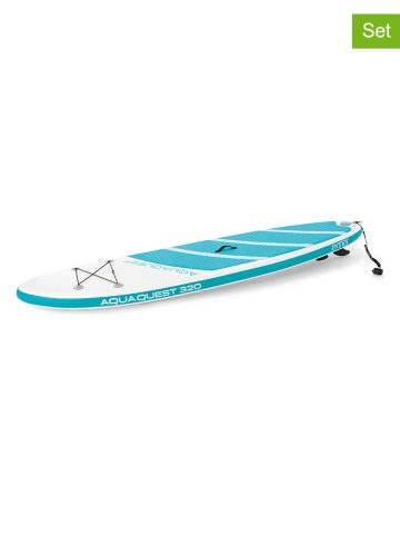Intex SUP Board "Aqua Quest 320" mit Zubehör in Weiß/ Hellblau - ab 18 Jahren