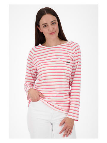 alife and kickin Longsleeve "Vicky" wit/lichtroze
