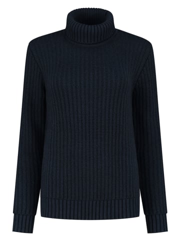 TRAVELIN' Rollkragenpullover "Boda" in Dunkelblau