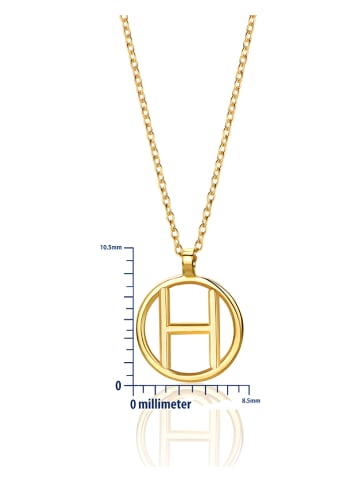 Revoni Gold-Halskette mit Anhänger - (L)42 cm