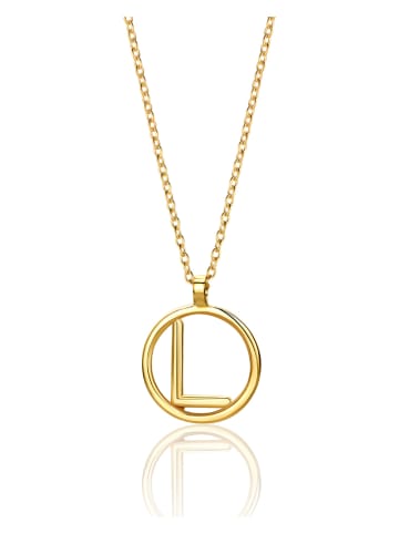 Diamant Exquis Gold-Halskette mit Anhänger - (L)42 cm