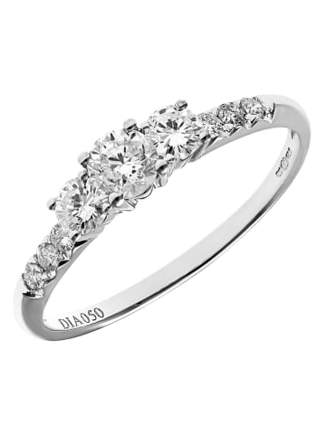 Revoni Weißgold-Ring mit Diamanten