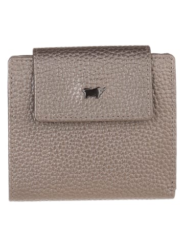 Braun Büffel Leren portemonnee grijs - (B)10 x (H)10 x (D)1,5 cm