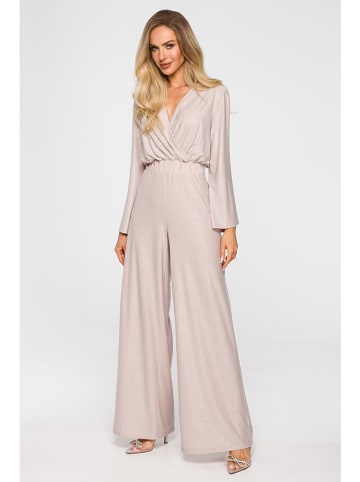 made of emotion Jumpsuit in Champagner