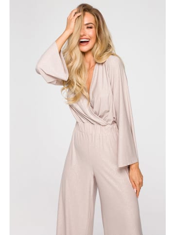 made of emotion Jumpsuit champagnekleurig