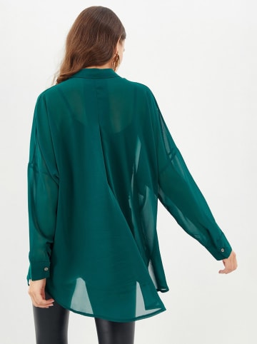 Milan Kiss Blouse - comfort fit - petrol
