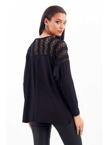 Milan Kiss Bluse in Schwarz