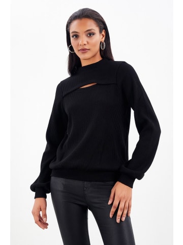 Milan Kiss Longsleeve in Schwarz