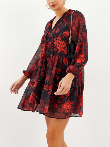 LA Angels Kleid in Schwarz/ Rot