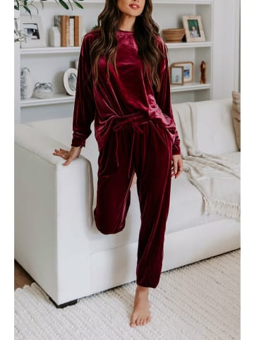 Milan Kiss 2tlg. Outfit in Bordeaux