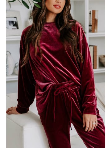 Milan Kiss 2-delige outfit bordeaux