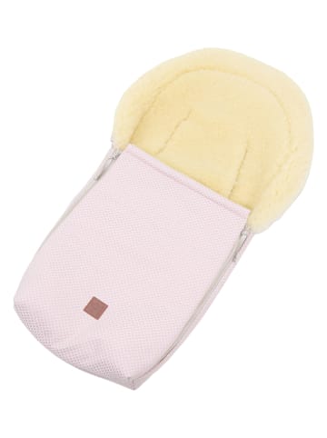 Kaiser Naturfellprodukte Lammfell-Kuschelsack "Emmi" in Rosa - (L)80 x (B)37 cm