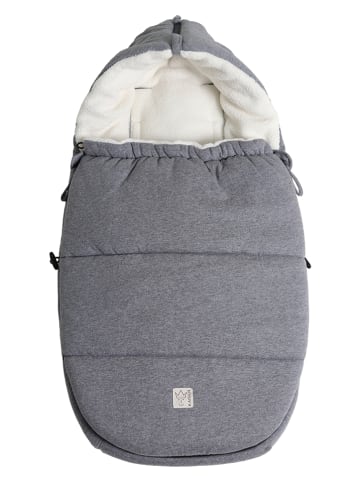 Kaiser Naturfellprodukte Voetenzak voor babyzitje "Jersey Hood" antraciet - (L)80 x (B)40 cm