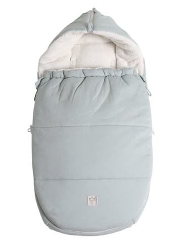 Kaiser Naturfellprodukte Voetenzak voor babyzitje "Jersey Hood" grijs - (L)80 x (B)40 cm