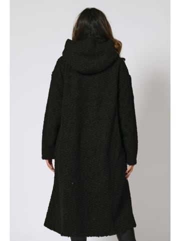 Plus Size Company Płaszcz przejściowy "Exode" w kolorze czarnym
