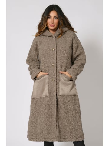 Plus Size Company Übergangsmantel "Exode" in Taupe