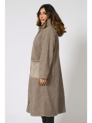 Plus Size Company Tussenmantel "Exode" taupe