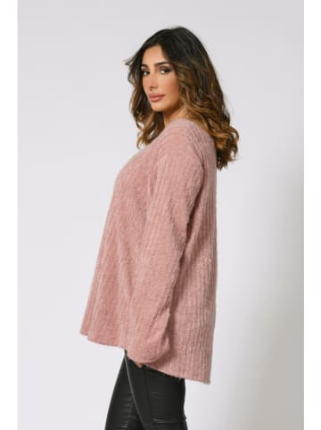 Plus Size Company Sweter "Gural" w kolorze jasnoróżowym