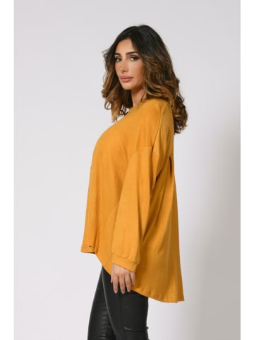 Plus Size Company Koszulka "Hubis" w kolorze musztardowym