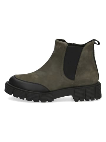 Caprice Boots donkergroen-zwart