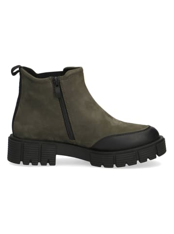 Caprice Boots donkergroen-zwart