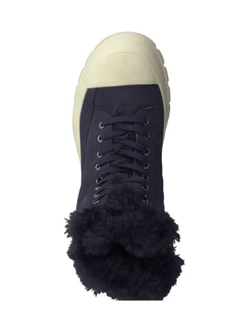 Caprice Leder-Sneakers in Dunkelblau