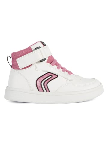 Geox Sneakersy "Djrock" w kolorze biało-różowym