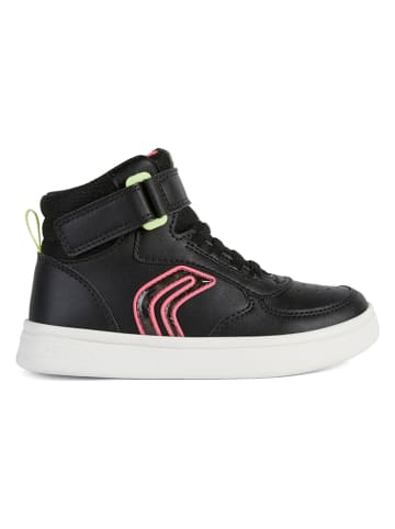 Geox Sneakersy "Djrock" w kolorze czarno-różowym