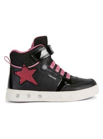 Geox Sneakers "Skylin" in Schwarz/ Pink