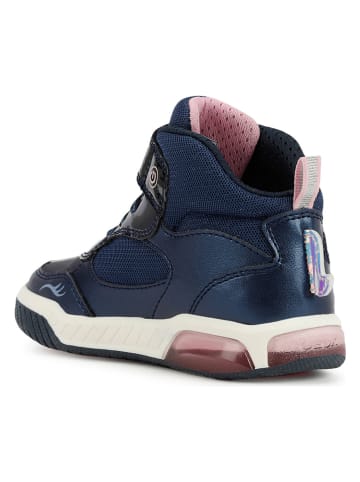 Geox Sneakers "Inek" donkerblauw/roze