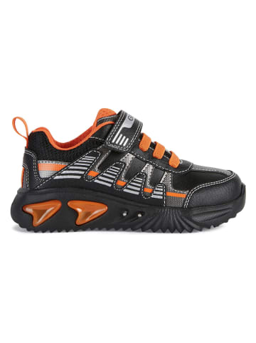 Geox Sneakers "Assister" zwart/oranje