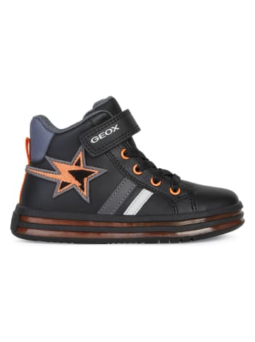 Geox Sneakers "Pawnee" in Schwarz/ Orange