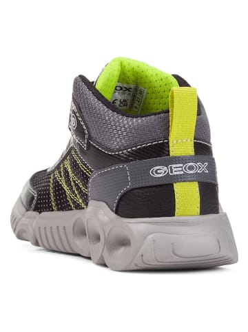 Geox Sneakersy "Wroom" w kolorze czarno-zielonym