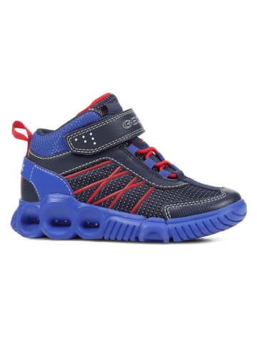 Geox Sneakersy "Wroom" w kolorze granatowo-niebieskim