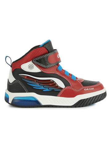 Geox Sneakers "Inek" zwart/rood
