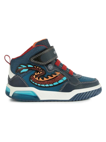 Geox Sneakers "Inek" in Blau/ Rot