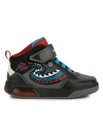 Geox Sneakers "Inek" in Schwarz/ Blau