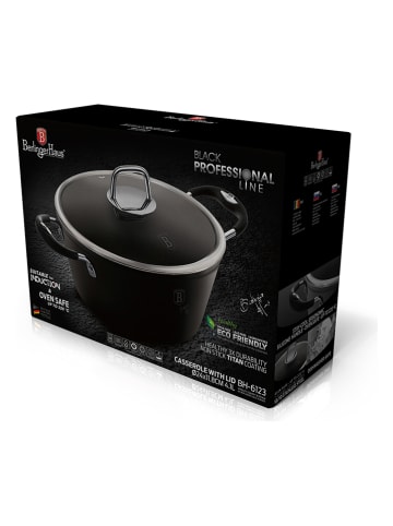 Berlinger Haus 2-delige set: braadpan met deksel "Black Professional" zwart - Ø 24 cm