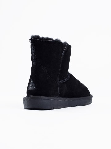 NICEBAY Leren winterboots "Jaida" zwart