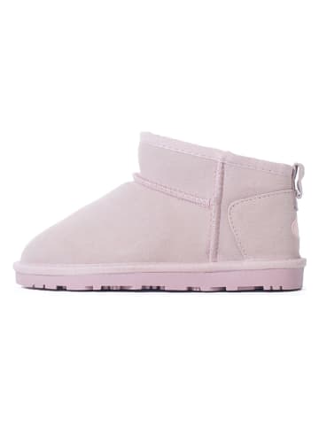 NICEBAY Leder-Winterboots "Minaki" in Rosa
