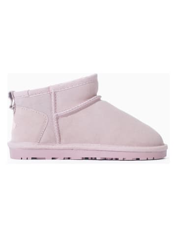 NICEBAY Leren winterboots "Minaki" lichtroze