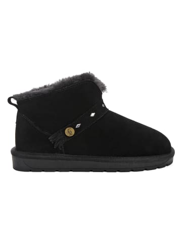 NICEBAY Leder-Winterboots "Gikado" in Schwarz