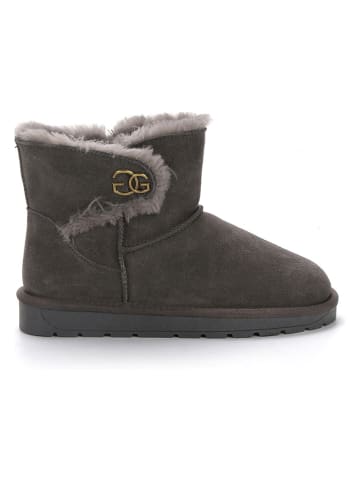 NICEBAY Leren winterboots "Labriela" grijs