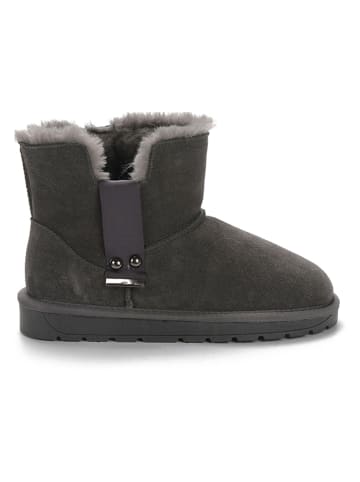 NICEBAY Leder-Winterboots "Labia" in Grau